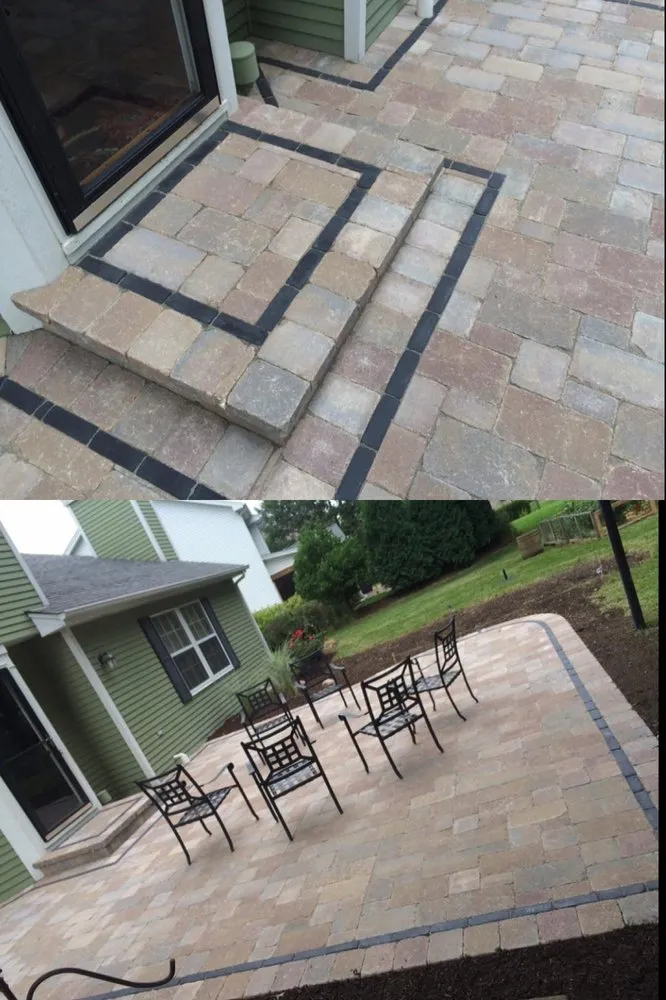 Custom garden landscaping in Wheaton, IL by Apple Landscape Design