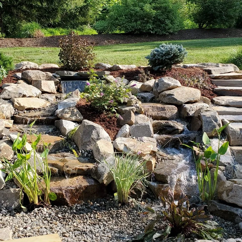 Affordable landscape design for beautiful yards in Collegeville, PA by Apple Landscape Management