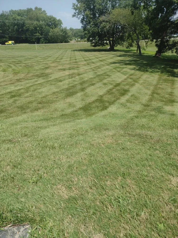 Custom residential landscaping for residential properties in Akron, OH by Apple Seed Lawn Care