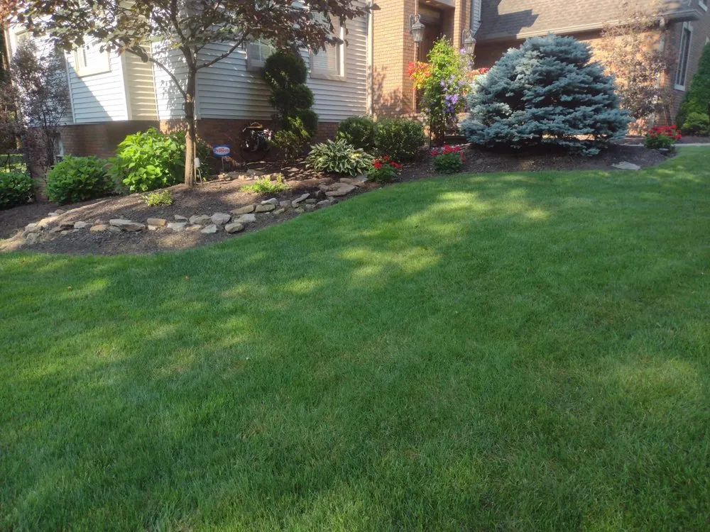 Custom landscape installation near you across Akron, OH - Apple Seed Lawn Care