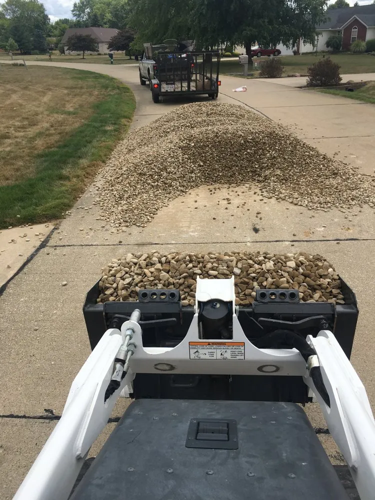 Professional landscape installation in Akron, OH - Apple Seed Lawn Care