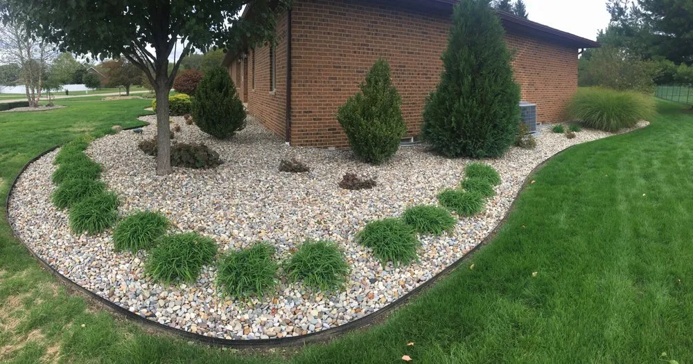 Professional garden landscaping for residential properties across Akron, OH - Apple Seed Lawn Care