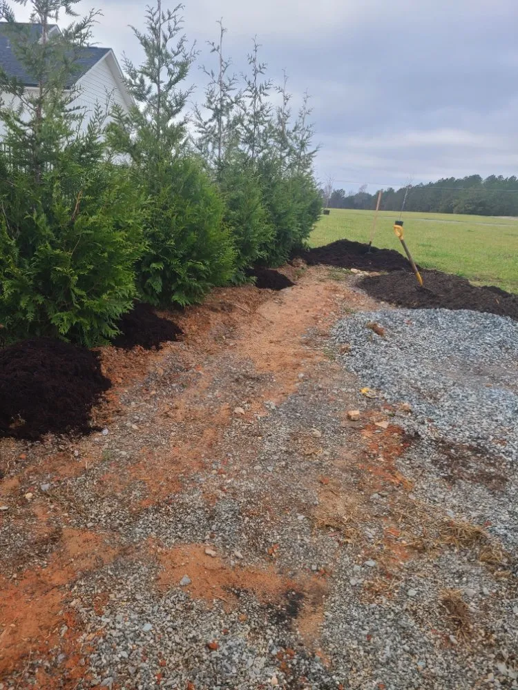 Professional garden landscaping with custom design across Burlington, NC - Apple Tree Lawn Care & Landscaping