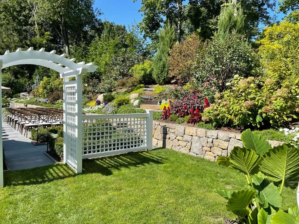 Professional landscape installation in Concord, MA by Apple Tree Services
