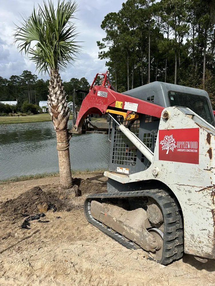 Affordable landscape installation for homes across Bluffton, SC - Applewood Landscapes Construction
