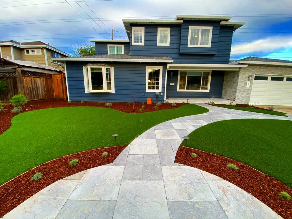 Custom landscape installation in San Jose, CA - Applewood Landscaping