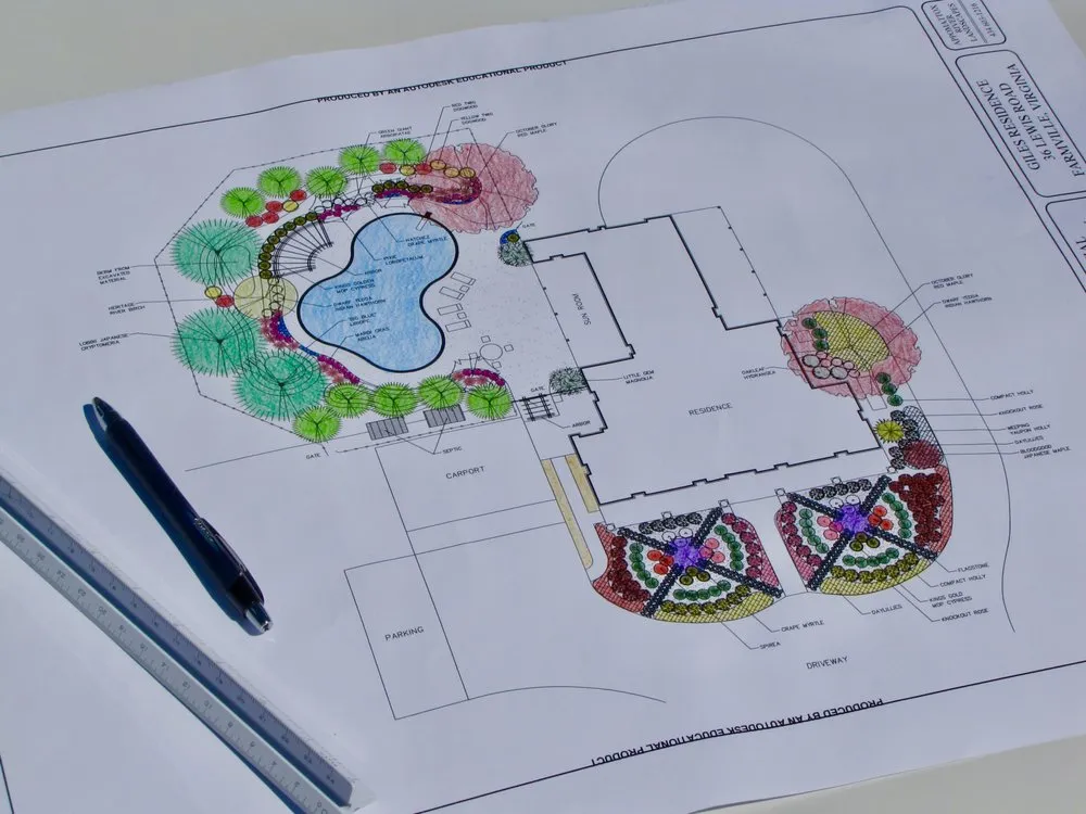 Custom garden landscaping in Midlothian, VA - Appomattox River Landscapes