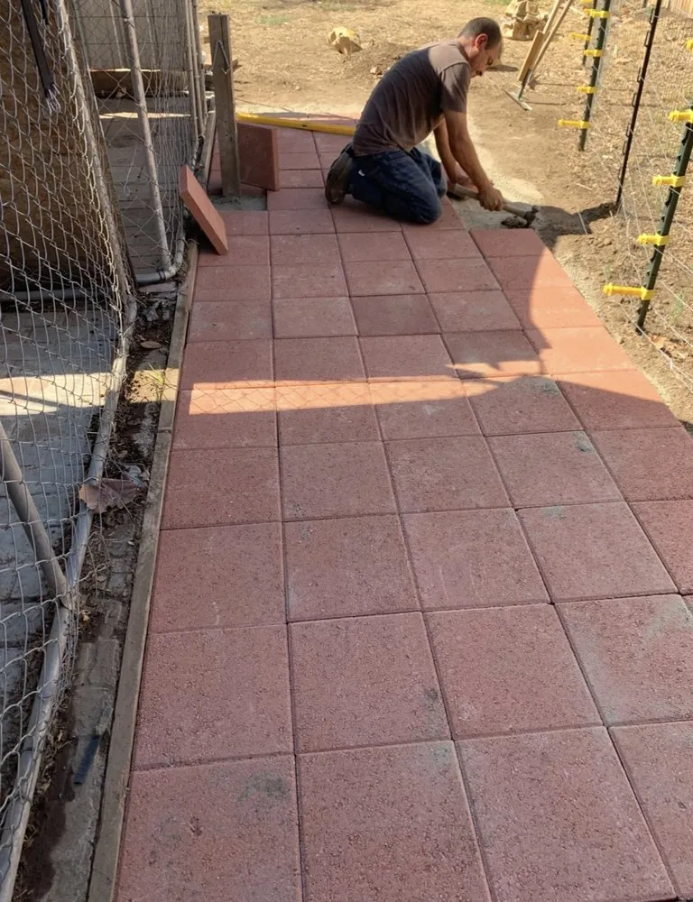 Custom lawn mowing service with custom design across Corning, CA - APR Handyman Service