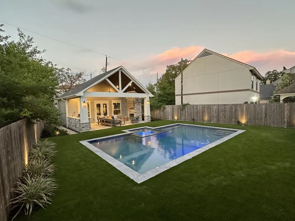 Custom yard cleanup service with custom design across Houston, TX - APR Services