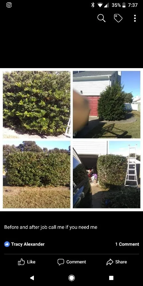 Custom garden landscaping in Hampton, VA by Aqua Force