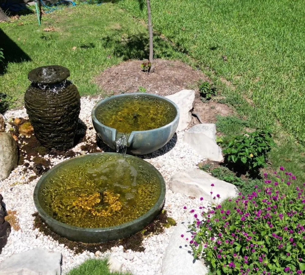 Custom landscape installation with custom design across Houston, TX - Aqua-Springs