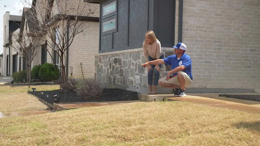 Custom outdoor landscaping for beautiful yards in Rockwall, TX by Aquamax Sprinkler Systems