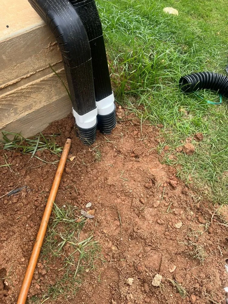 Affordable landscape installation in Woodstock, GA by AquaPros Waterproofing & Drainage Solutions