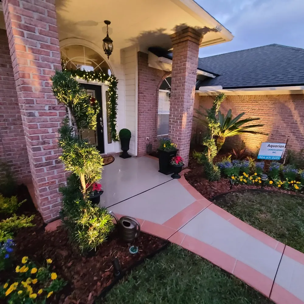 Trusted residential landscaping with custom design across Orange Park, FL - Aquarian Landscaping