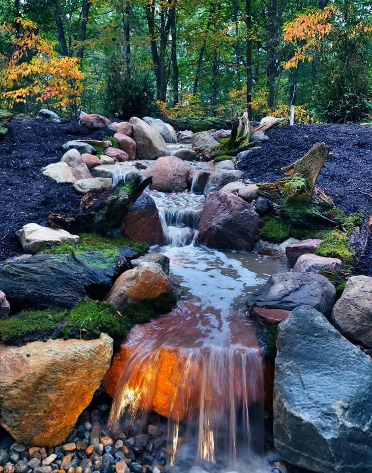 Custom yard cleanup service for beautiful yards across Elkhart, IN - Aquascapes of Michiana