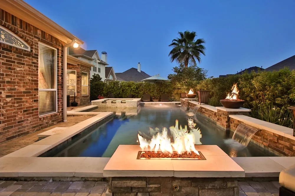 Professional garden landscaping with custom design across Tomball, TX - Aquascapes Pools and Spas