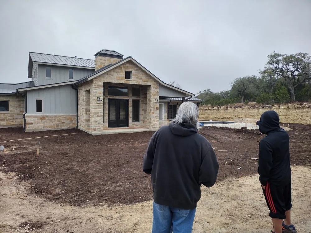 Professional yard cleanup service for homes across San Antonio, TX - Aquascapes