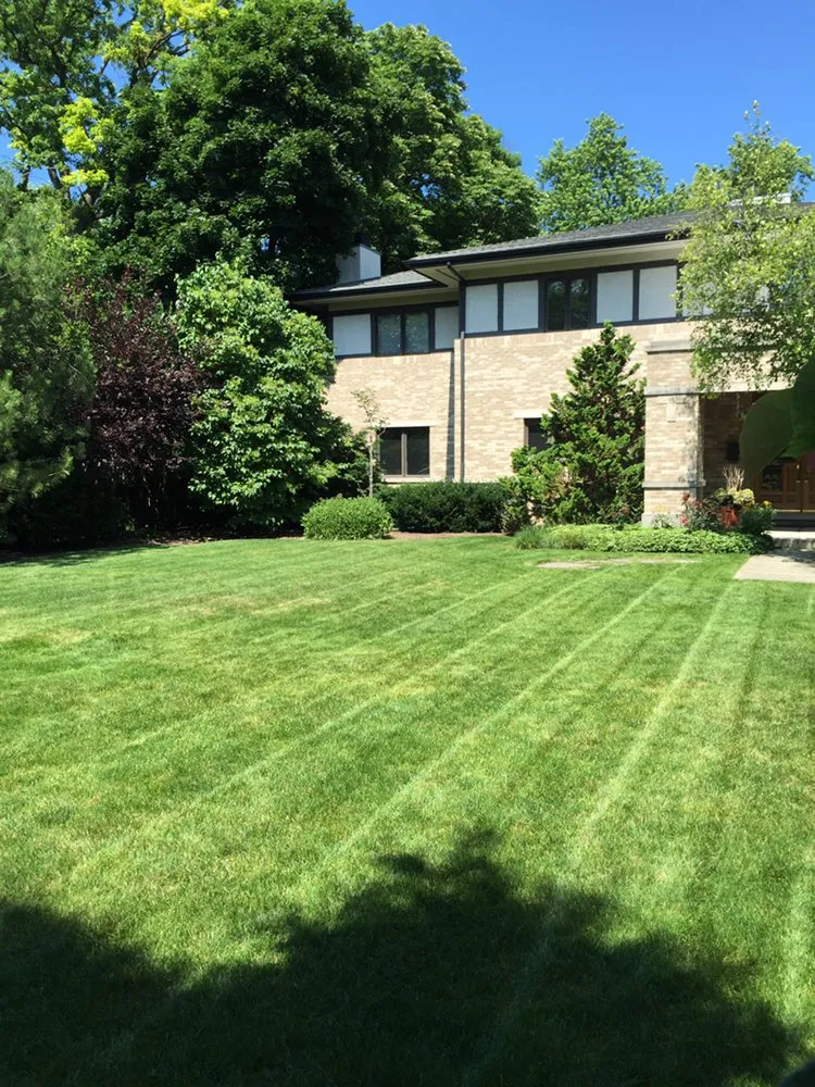 Professional residential landscaping with custom design in Beach Park, IL by Aquaterra Landscaping