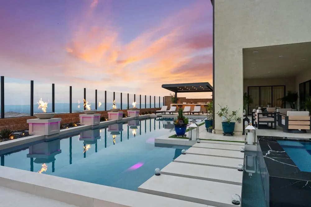 Professional landscape installation in Santa Ana, CA by Aquaterra Pool & Landscape