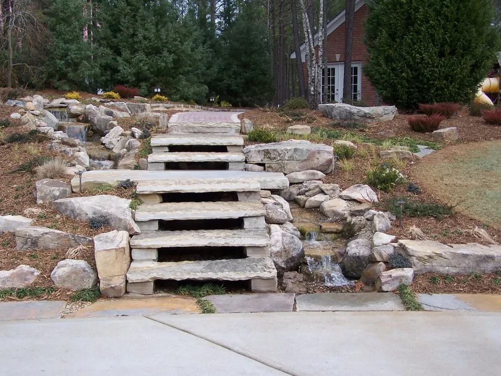 Expert landscape installation for beautiful yards across Grantville, GA - Aquatic Creations