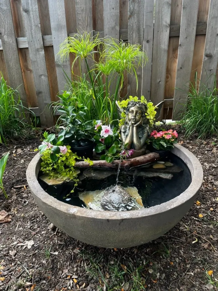 Professional yard cleanup service with custom design in Lindenhurst, IL by Aquavato Pondscapes