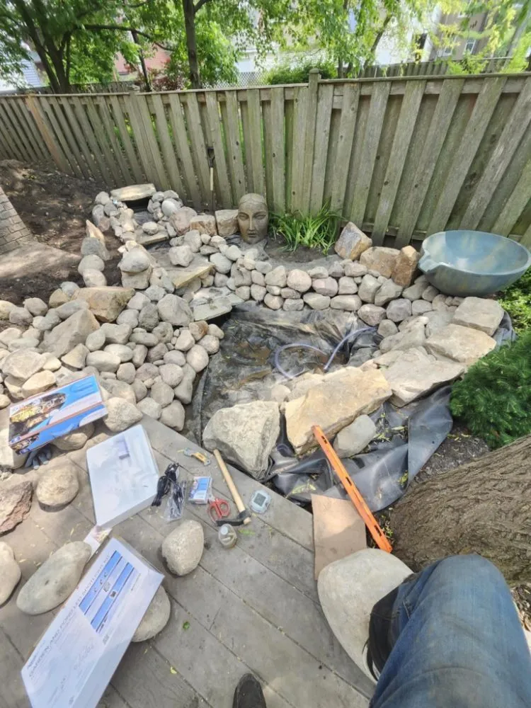 Affordable yard cleanup service for residential properties across Lindenhurst, IL - Aquavato Pondscapes