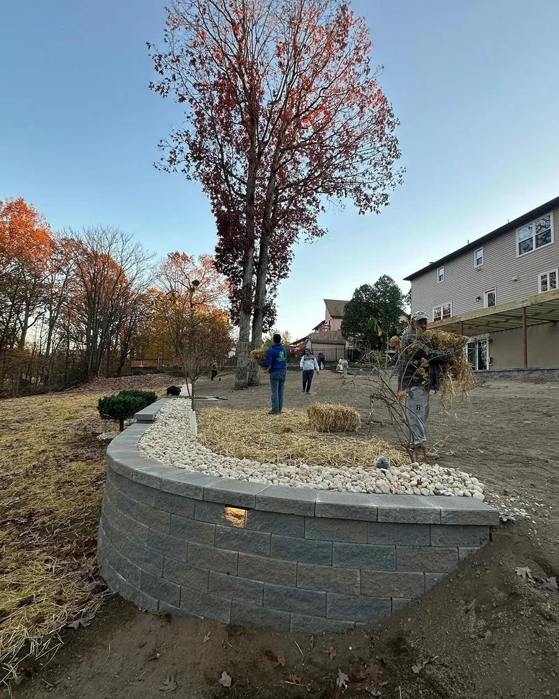 Expert landscape installation in Peapack, NJ by Aquino Brothers Landscaping