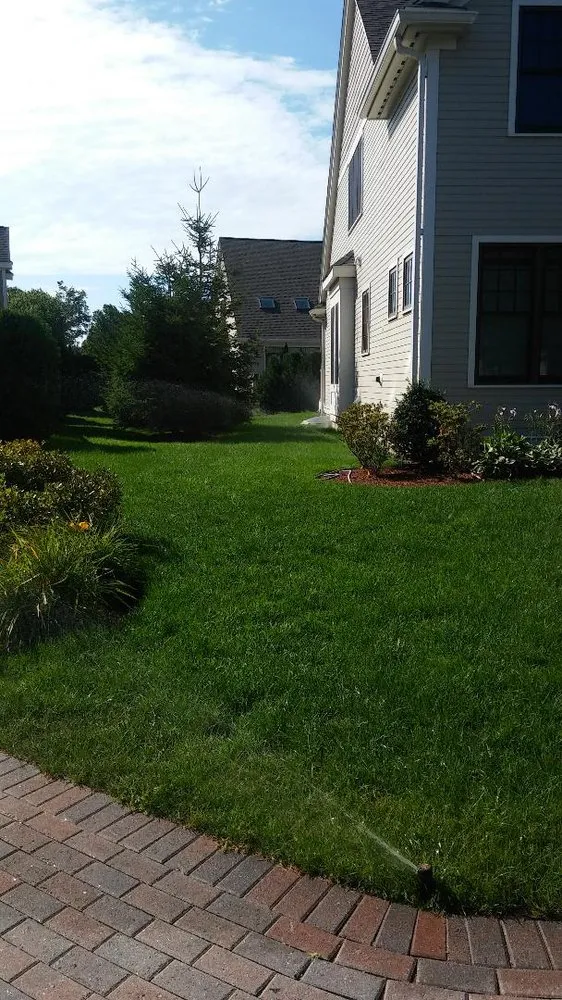 Custom landscaping services for homes in Winchendon, MA by Aquino landscaping