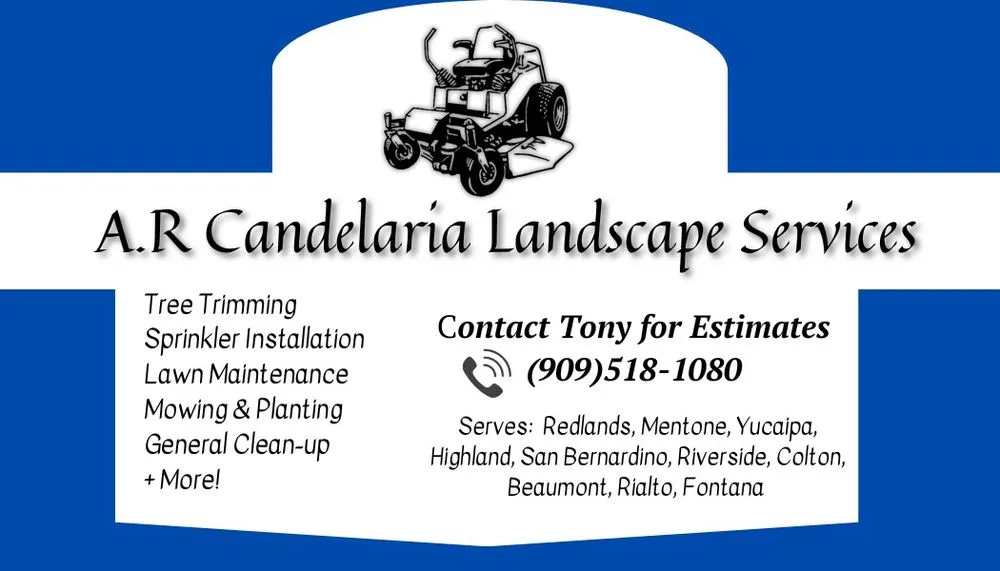 Expert lawn care service in Mentone, CA - AR Candelaria Landscape Services