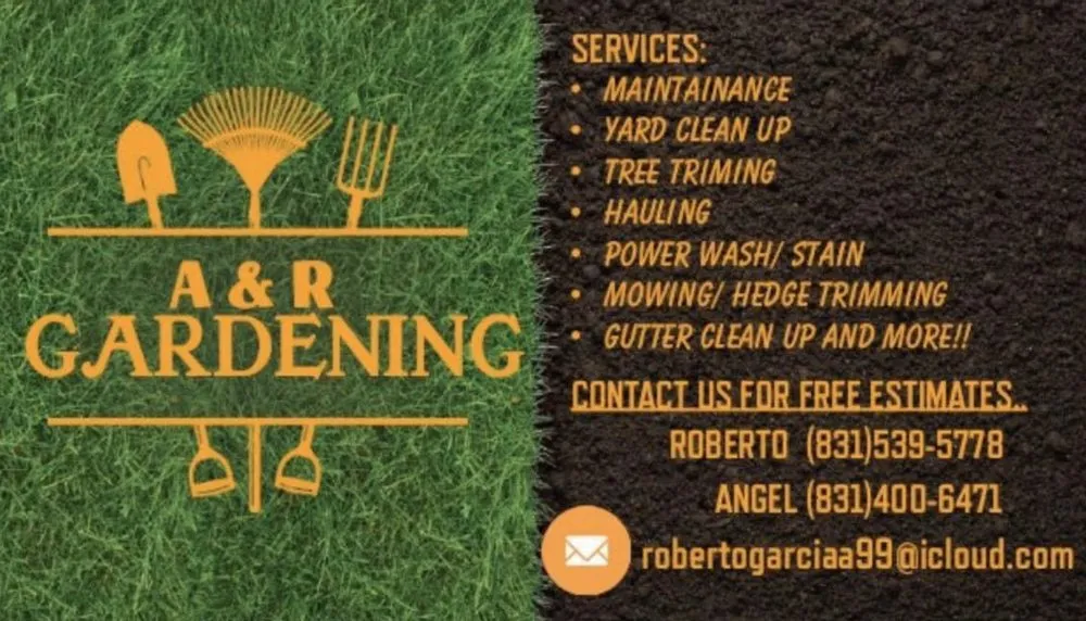 Local landscape installation in Watsonville, CA - A&R Gardening