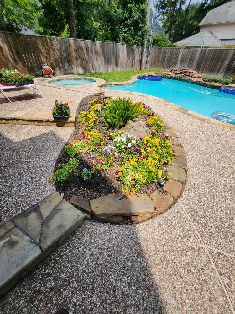 Local lawn mowing service with custom design across Conroe, TX - AR Landscaping