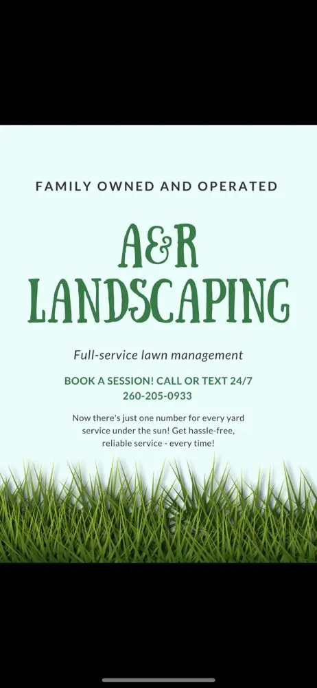 Affordable lawn care service in Hicksville, OH by A&R Landscaping