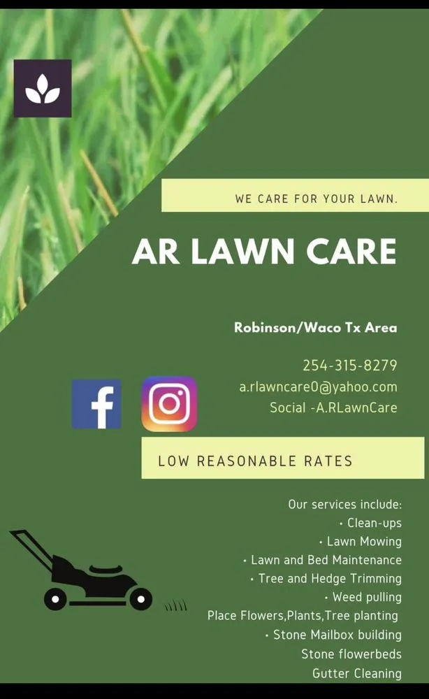 Custom lawn care service for year-round maintenance in Robinson, TX by AR Lawn Care