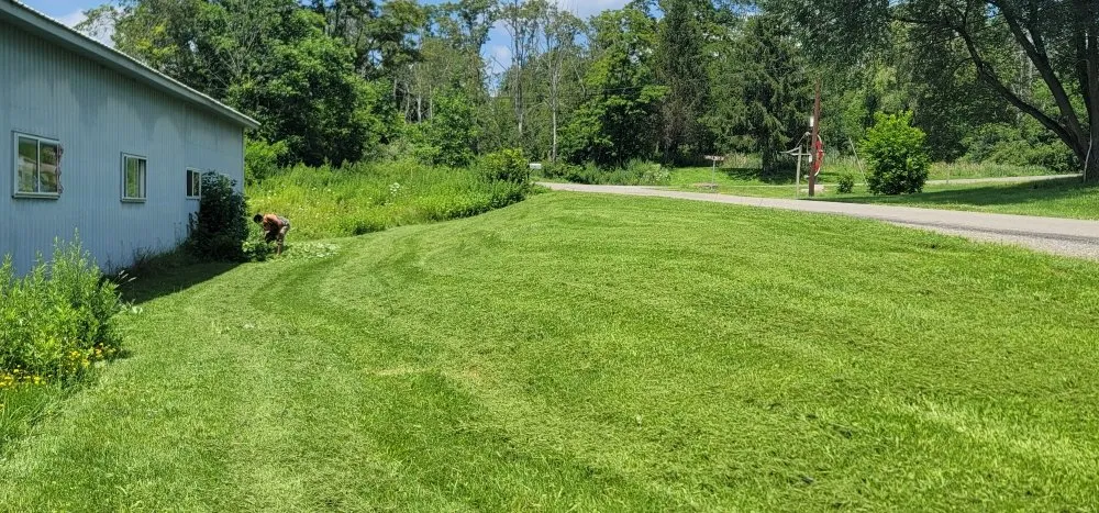 Reliable lawn care service in Stevensville, PA by A&R Mowing