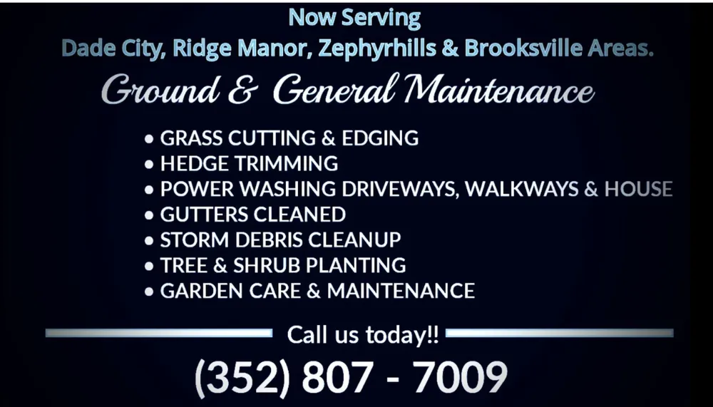 Top-rated landscaping services experts serving Ridge Manor, FL - ARaes Lawn Care