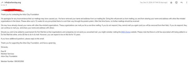 Arbor Day Foundation