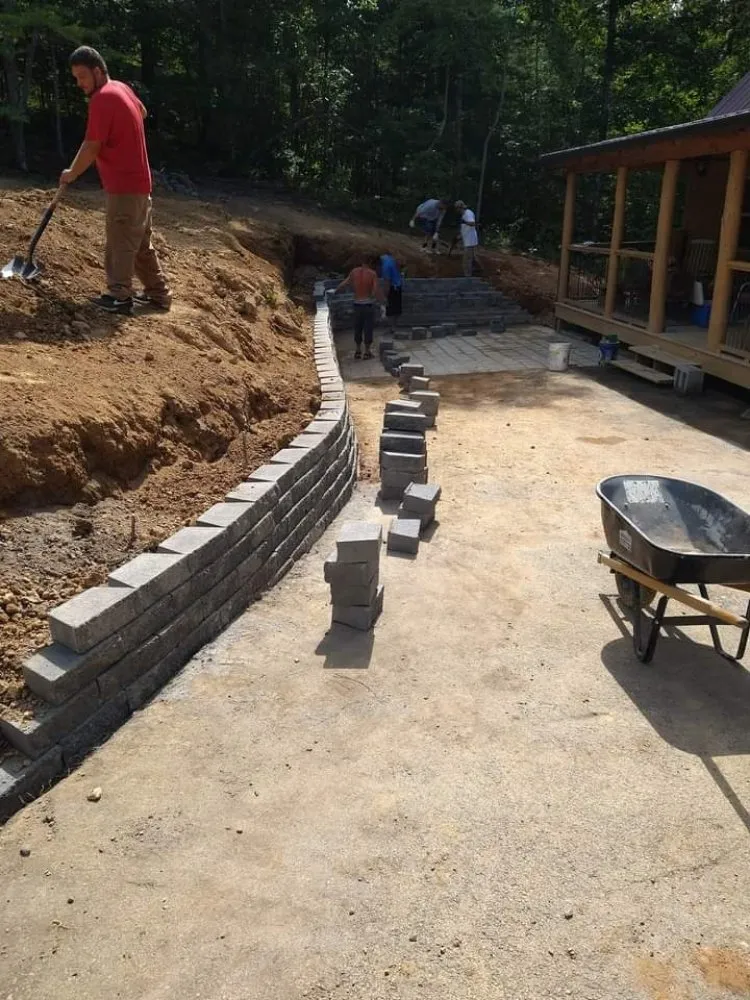 Top-rated landscape installation for residential properties in Knoxville, TN by Arbor Heights Landscaping Dept