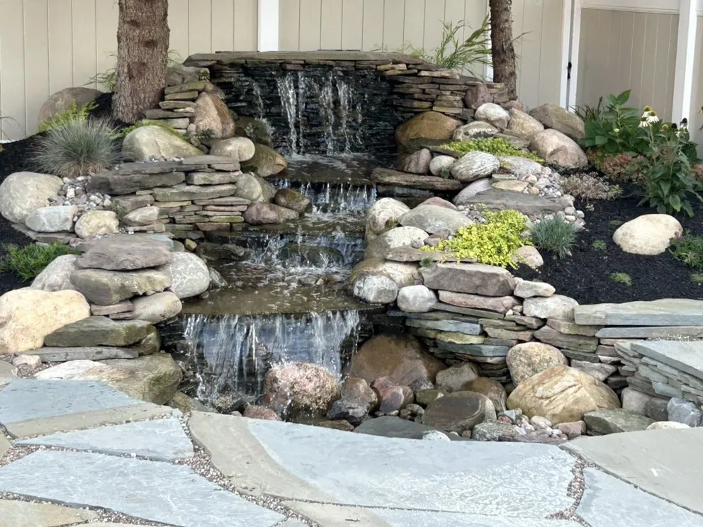 Professional garden landscaping in East Amherst, NY by Arbordale Gardens