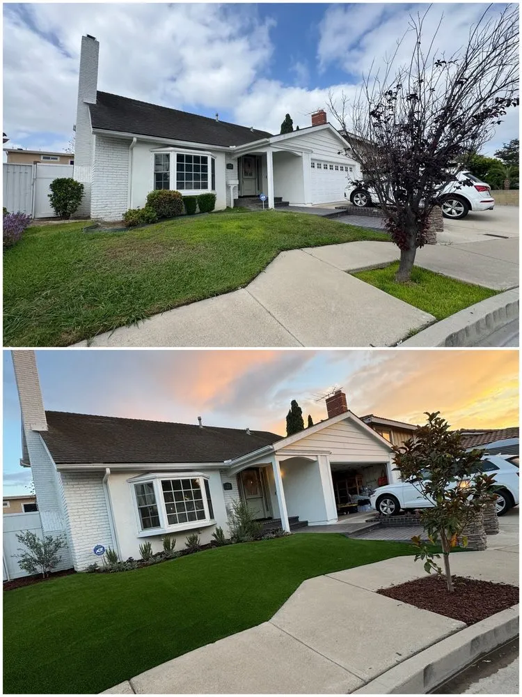Custom landscape design in Seal Beach, CA by Arbortech Landcare