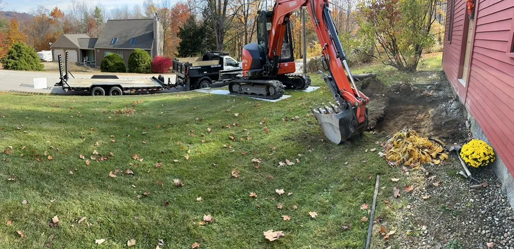 Expert landscape installation in Bristol, NH by ARC Excavation and Site Development