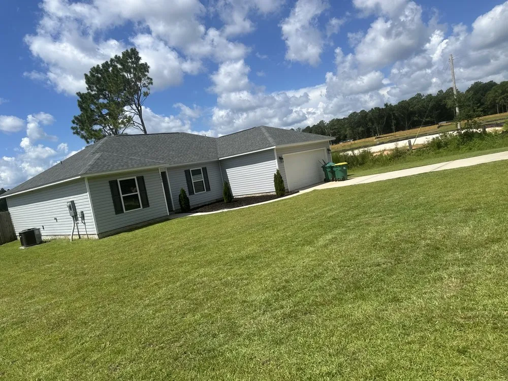 Custom garden landscaping for year-round maintenance in Baker, FL by Arc Lawncare and More
