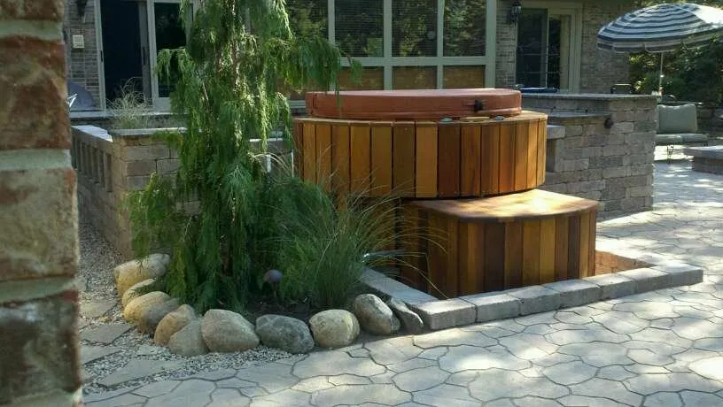 Custom garden landscaping in Howell, MI by Arcadia Landscape