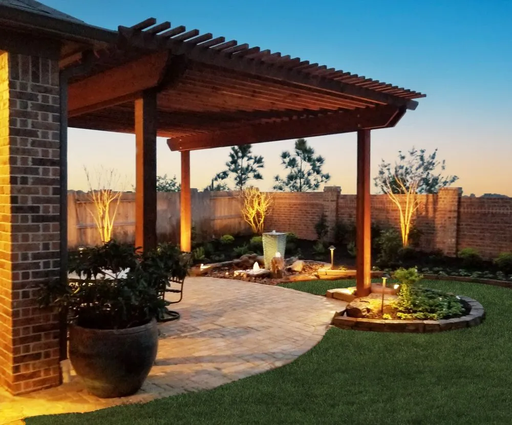 Custom yard cleanup service for homes in Magnolia, TX by Archer Landscape Design