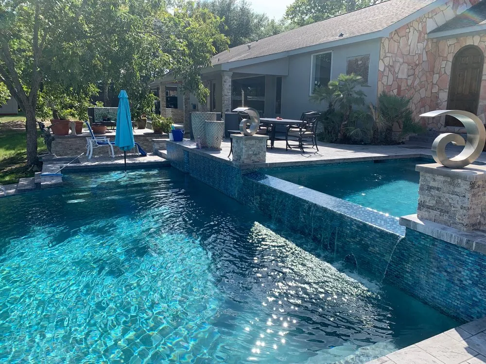 Professional lawn mowing service for outdoor upgrades in Houston, TX by Architectural Land Design