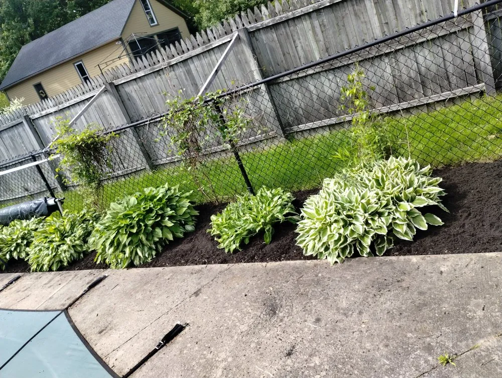 Custom landscape installation in Phoenix, NY - Arduini Farms & Landscaping