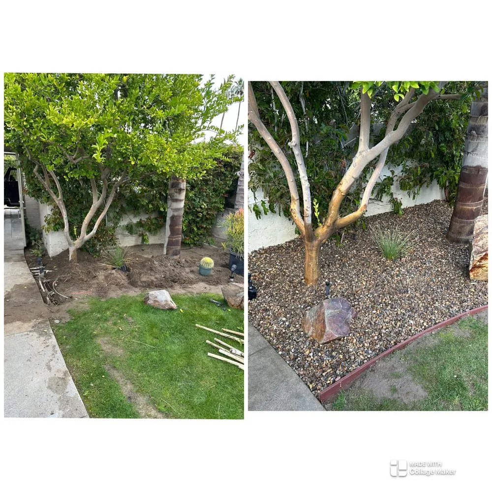 Custom outdoor landscaping in Desert Hot Springs, CA by Arellano Gardening & Landscaping