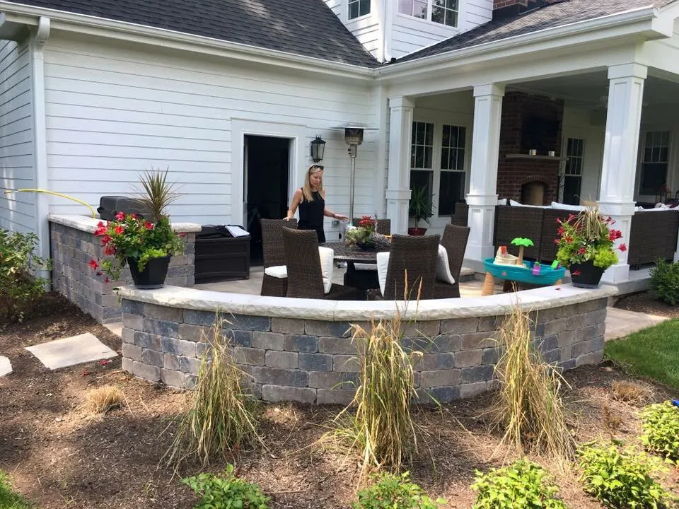 Custom outdoor landscaping in St Charles, IL by Arellano Landscaping