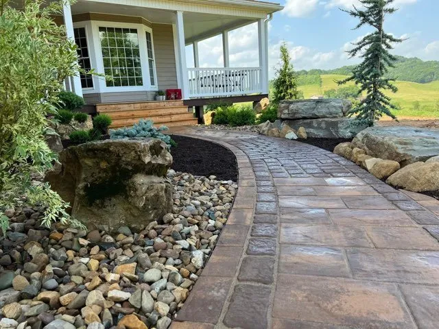 Expert residential landscaping for beautiful yards in Bridgeport, WV by Arellano Lawncare And Tree's service