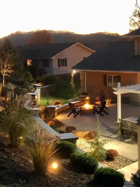 Custom landscape installation in Bridgeport, WV by Arellano Lawncare And Tree's service