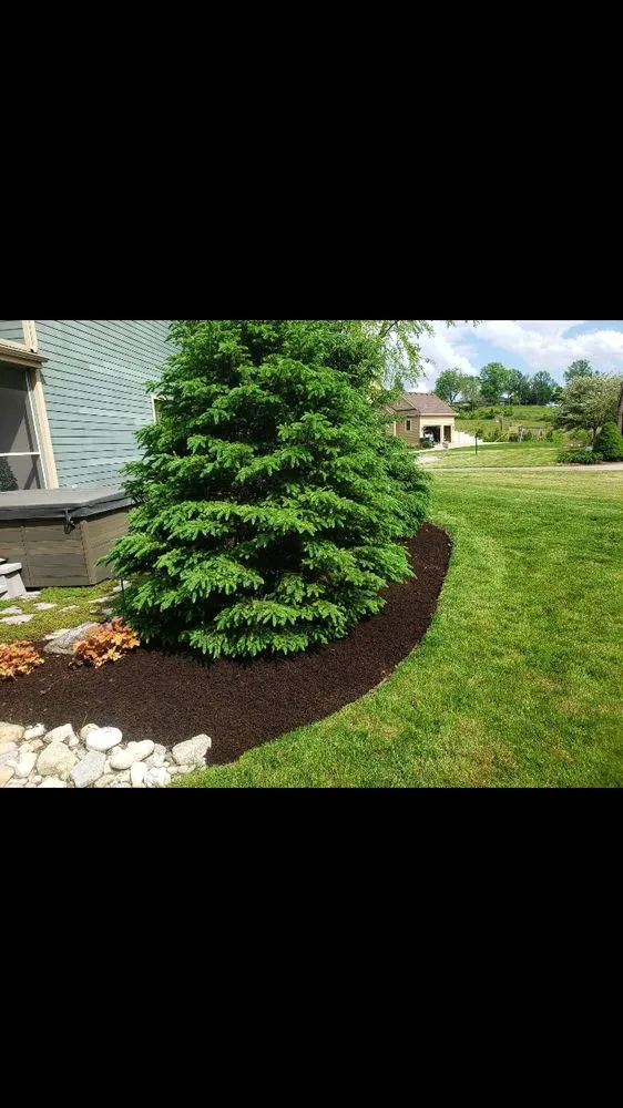 Local landscape installation with custom design in Dayton, OH by Arenas Landscaping& Construction LLC